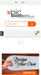 Mobile Screenshot of epicboardskins.com